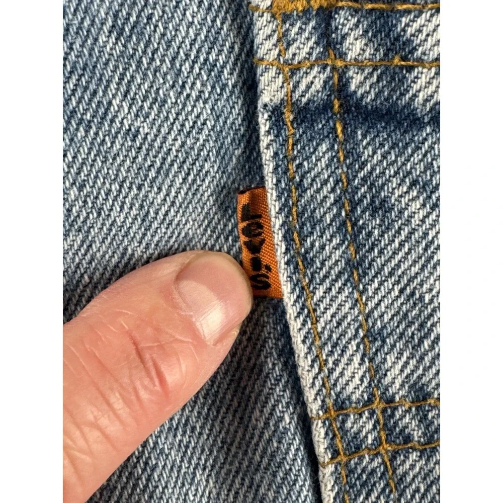 Vintage 90s Levis 550 Orange Tab Jeans USA Made Relaxed Fit 29x30 Student